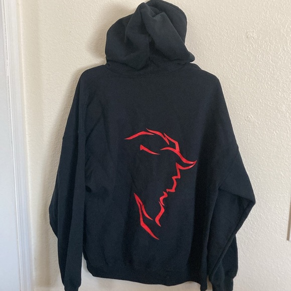 Disney beauty and the beast black hoodie XL - Picture 4 of 4